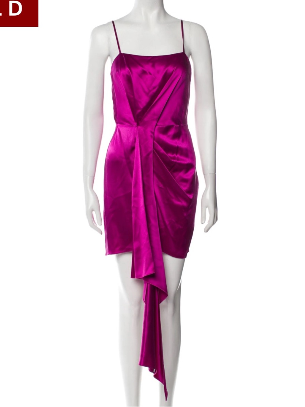 Fleur Du Mal Brushed Silk Mini Dress XS